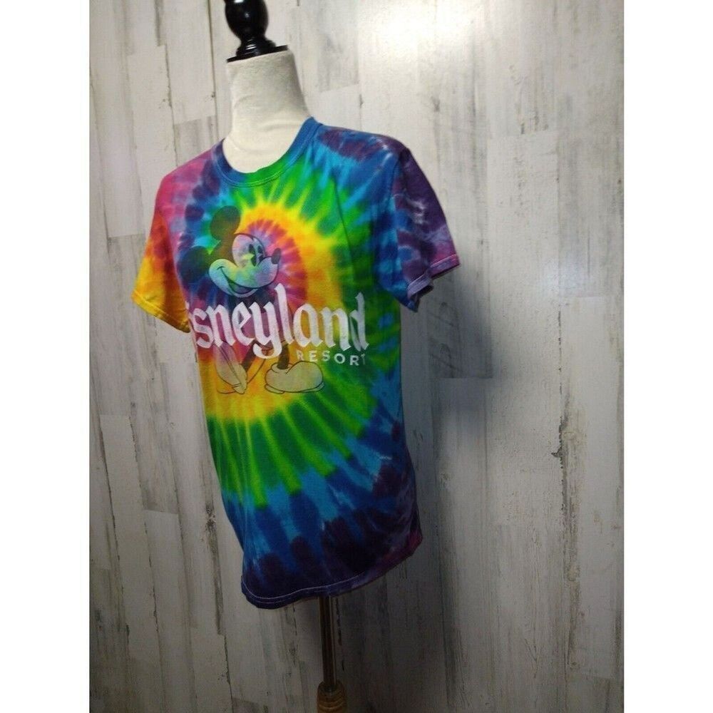 Disneyland Resort Mickey Mouse Shirt Women’s Size Small Tie-Dye - Picture 3 of 7